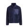 Chaqueta polar sherpa unisex BY406. Color azul marino.
