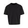Camiseta oversize corta hombre BY439. Color negro.