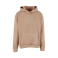 Sudadera con capucha vintage unisex BY294. Color polvo de tiza.