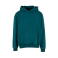 Sudadera con capucha vintage unisex BY294. Color verde botella.