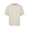 Camiseta oversize unisex BY391. Color arena blanca.