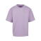 Camiseta oversize unisex BY391. Color lila.