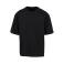 Camiseta oversize unisex BY391. Color negro.