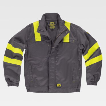Cazadora alta visibilidad multibolsillos unisex B1196