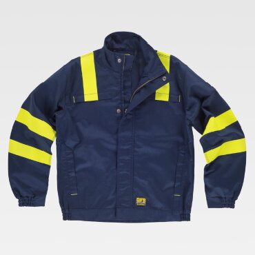 Cazadora alta visibilidad multibolsillos unisex B1196