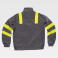 Cazadora alta visibilidad multibolsillos unisex B1196. Color gris/amarillo a. V..