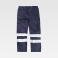 Pantalón de trabajo multibolsillos unisex B1447. Color azul marino.
