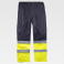 Pantalón alta visibilidad unisex B1491. Color azul marino/amarillo a. V..