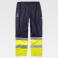 Pantalón alta visibilidad unisex B1491. Color azul marino/amarillo a. V..