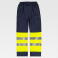 Pantalón alta visibilidad multibolsillos unisex B1495. Color azul marino/amarillo a. V..