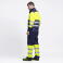 Pantalón alta visibilidad multibolsillos unisex B1495. Color azul marino/amarillo a. V..