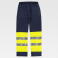 Pantalón alta visibilidad multibolsillos unisex B1495. Color azul marino/amarillo a. V..