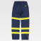 Pantalón alta visibilidad protección total unisex B1496. Color azul marino/amarillo a. V..