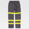 Pantalón alta visibilidad protección total unisex B1496. Color gris/amarillo a. V..