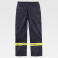 Pantalón alta visibilidad multibolsillos unisex B1498. Color azul marino.