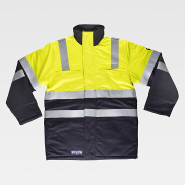 Parka alta visibilidad combinada unisex B3791