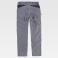 Pantalón de trabajo tejido elástico unisex B4033. Color gris.