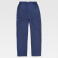 Pantal&oacute;n de trabajo el&aacute;stico multibolsillos unisex B4040. Color azul marino.