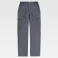Pantal&oacute;n de trabajo el&aacute;stico multibolsillos unisex B4040. Color gris.