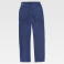Pantal&oacute;n de trabajo el&aacute;stico multibolsillos unisex B4040. Color azul marino.