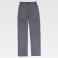 Pantal&oacute;n de trabajo el&aacute;stico multibolsillos unisex B4040. Color gris.