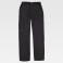 Pantal&oacute;n de trabajo el&aacute;stico multibolsillos unisex B4040. Color negro.