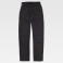 Pantal&oacute;n de trabajo el&aacute;stico multibolsillos unisex B4040. Color negro.