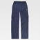 Pantalón de trabajo elástico multibolsillos unisex B4041. Color azul marino.