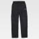 Pantalón de trabajo elástico multibolsillos unisex B4041. Color negro.