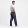 Pantalón de trabajo elástico multibolsillos unisex B4041. Color gris.