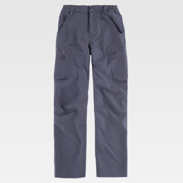Pantalón de trabajo elástico multibolsillos unisex B4041