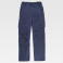 Pantalón de trabajo elástico multibolsillos unisex B4041. Color azul marino.