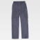 Pantalón de trabajo elástico multibolsillos unisex B4041. Color gris.