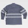 Camisa alta visibilidad manga larga unisex B8007. Color gris.