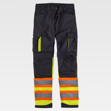 Pantalón alta visibilidad multibolsillos unisex C2618