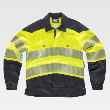 Cazadora alta visibilidad multibolsillos unisex C2710