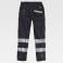 Pantalón alta visibilidad multibolsillos unisex C2717. Color negro.