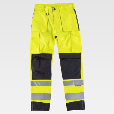 Pantalón alta visibilidad multibolsillos unisex C2912