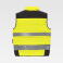 Chaleco reflectante alta visibilidad acolchado unisex C2950. Color amarillo a. V./negro.