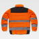 Chaqueta laboral alta visibilidad unisex C2951. Color naranja a. V./negro.