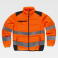 Chaqueta laboral alta visibilidad unisex C2951. Color naranja a. V./negro.