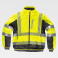 Cazadora alta visibilidad mangas desmontable unisex C3535. Color amarillo a. V./negro.