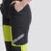 Pantalón alta visibilidad strech combinado unisex C3550. Color negro/amarillo a. V..