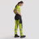 Pantalón alta visibilidad strech combinado unisex C3550. Color negro/amarillo a. V..