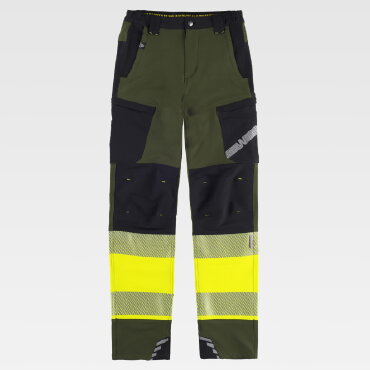 Pantalón alta visibilidad strech combinado unisex C3555