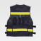 Chaleco de trabajo reflectante ligero unisex C3603. Color azul marino/amarillo fluor.