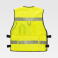 Chaleco de trabajo reflectante ligero unisex C3604. Color amarillo fluor.