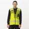 Chaleco de trabajo reflectante ligero unisex C3604. Color amarillo fluor.