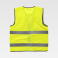 Chaleco reflectante alta visibilidad ligero unisex C3610. Color amarillo a. V..