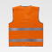 Chaleco reflectante alta visibilidad ligero unisex C3610. Color naranja a. V..